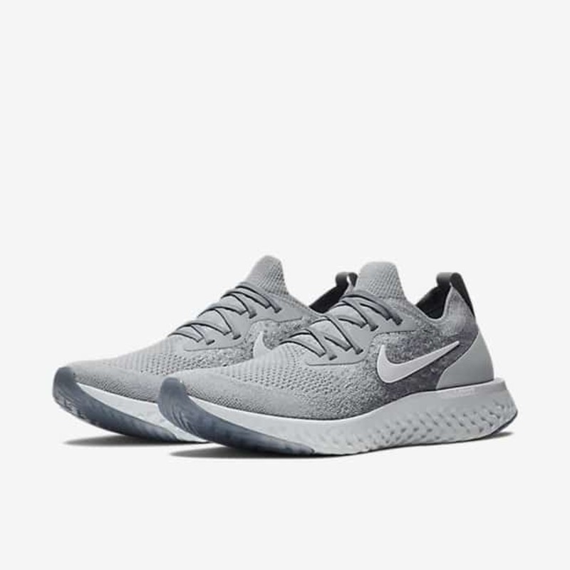 Mens 'epic react outlet flyknit 2 wolf grey